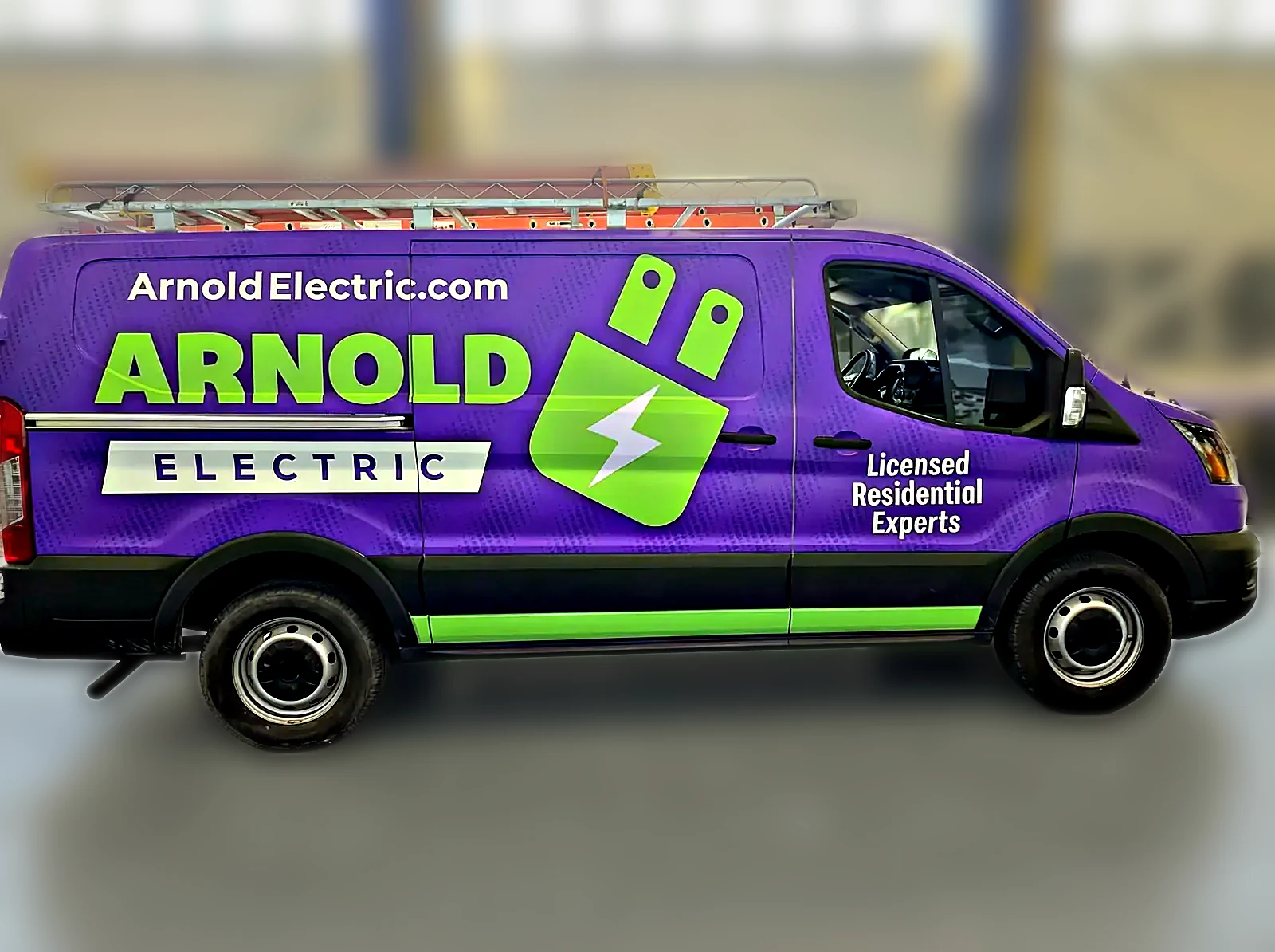 Arnold Electric Electrical Sprinter van wrap by Chicago Fleet Wraps