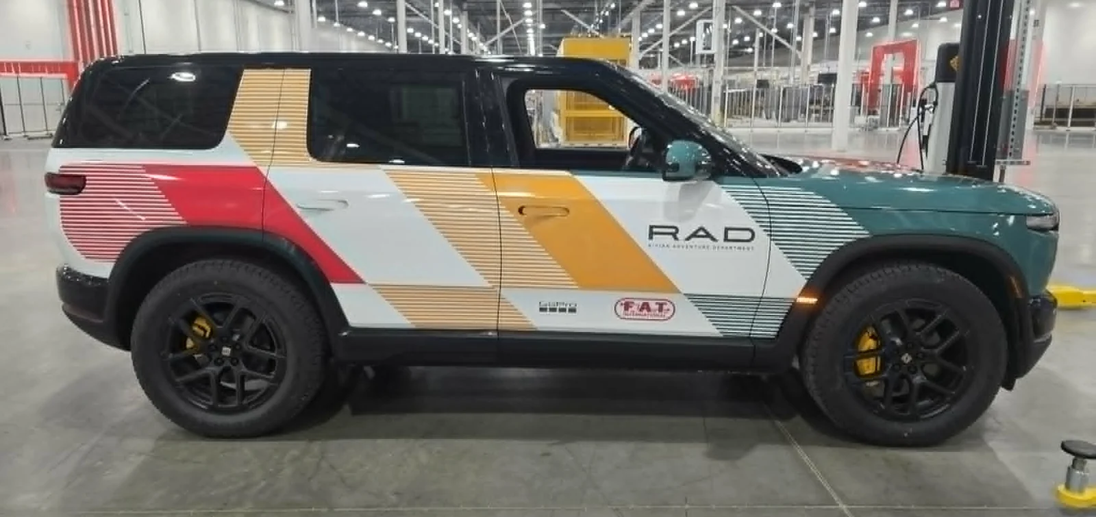 RAD Rivian adventure wrap. Chicago Fleet Wraps case studies