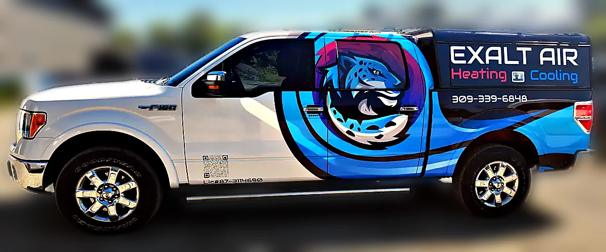 Exalt Air · Pickup Truck. Chicago Fleet Wraps