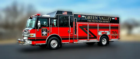 After fire truck wrap by Chicago Fleet Wraps