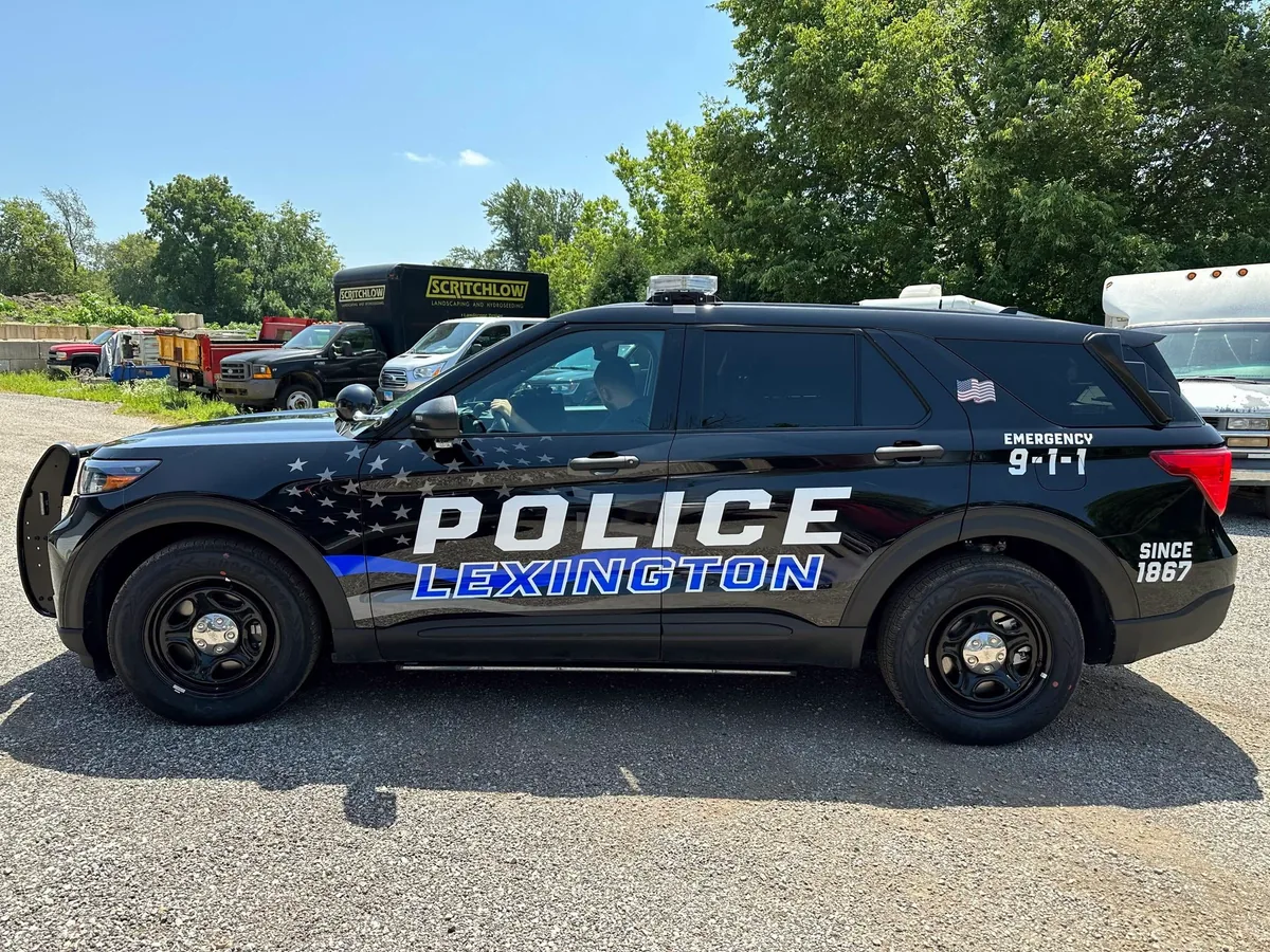 Lexington Police patrol SUV graphics by Chicago Fleet Wraps