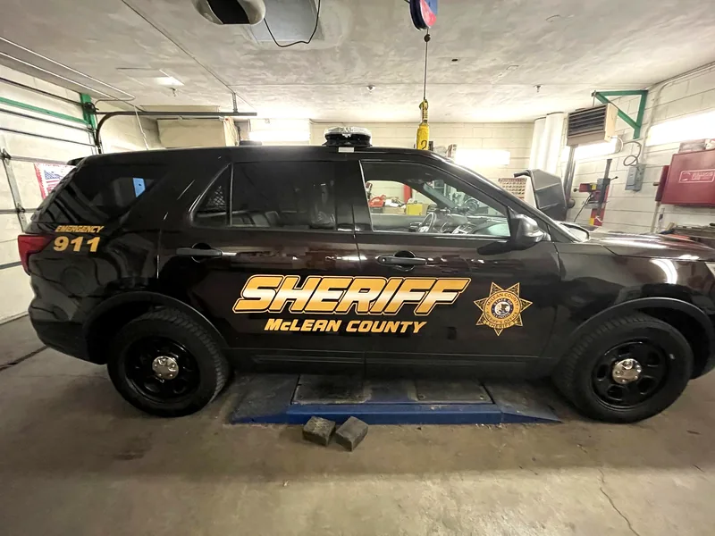 McLean County Sheriff patrol SUV graphics by Chicago Fleet Wraps