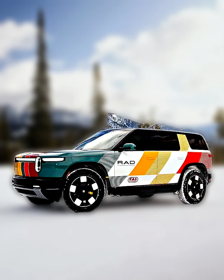 Custom Rivian wrap by Chicago Fleet Wraps