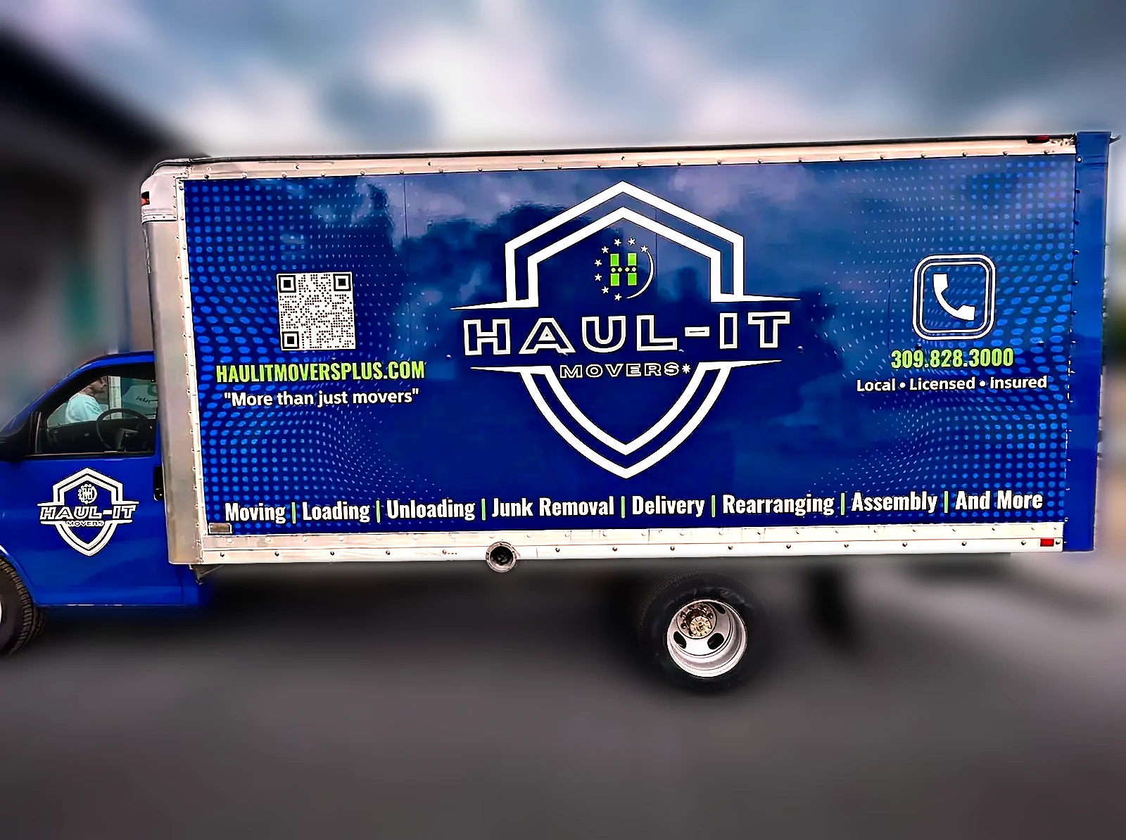 U Haul Commercial Box Truck box truck wrap by Chicago Fleet Wraps - Arlington Heights install