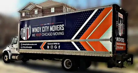 Windy City box truck wrap by Chicago Fleet Wraps